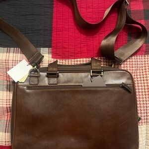 Boconi Briefcase / laptop carrier w/ Money Clip